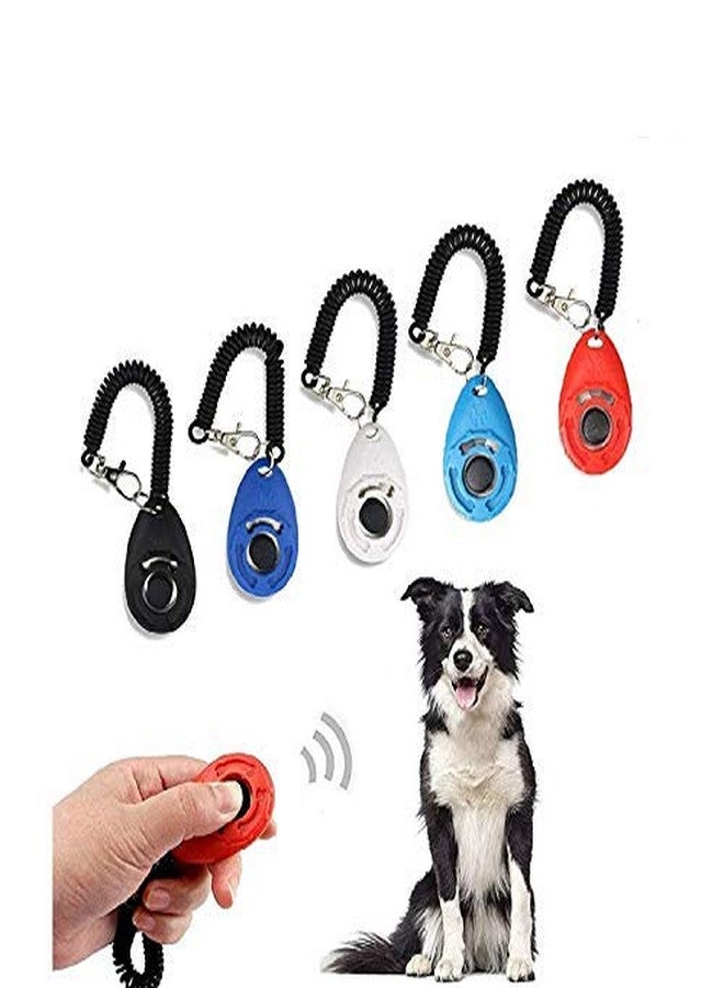 Sage Square Dog Training Clicker with Wrist Strap - Pet Training Clicker, Big Button Clicker Set, Pack of 2 (Color May Vary) - Image 1